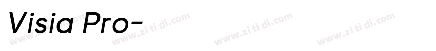 Visia Pro字体转换